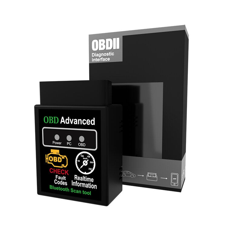 ELM327 V1.5 Bluetooth OBD2 Scanner – Check Engine Codes, Android & PC Compatible