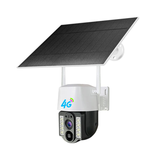 3MP Solar-Powered Outdoor Security Camera – WiFi or 4G SIM, 8000mAh Battery & Night Vision