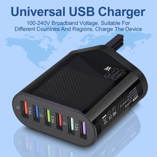 Universal USB Wall Charger – 3.5A Fast Charge (US / EU / UK)