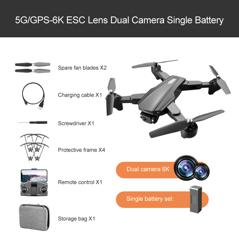 R20 GPS Drone with 4K/6K Dual Camera & Obstacle Avoidance