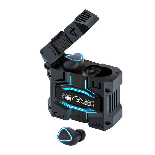 M45 Mecha Gaming TWS Earbuds – Noise Canceling, Low Latency, Bluetooth 5.3