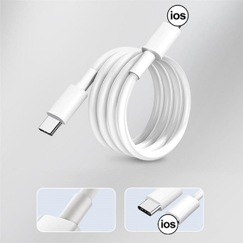 20W PD USB-C to Lightning Fast Charging Cable – iPhone 14 & 15 Compatible | TPE (1m)
