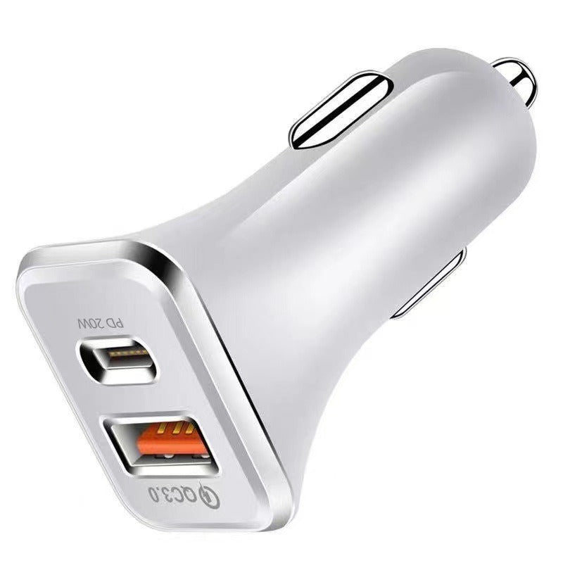 H25 PD USB-C Car Charger – Fast Charging, CE/FCC/RoHS Certified, Dual & Single Port