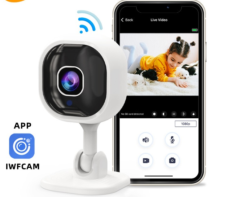 A3 1080P WiFi Security Camera with Two-Way Audio & Auto Night Vision – Type-C Powered