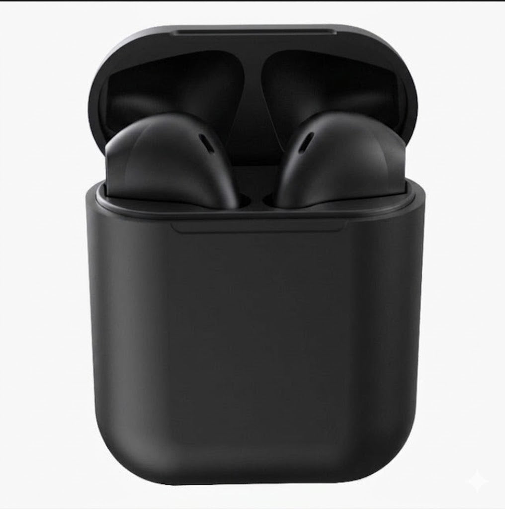 TWS Bluetooth Earbuds with Charging Case – Touch Control, Siri, 8 Colors