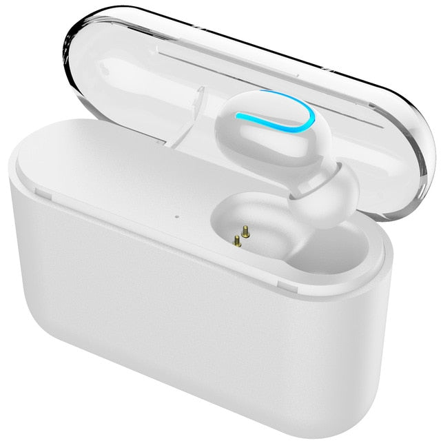 T33 Bluetooth 5.0 Ear Hook Earbuds – ANC, IPX5 Waterproof, HIFI, Mic, Single or Dual
