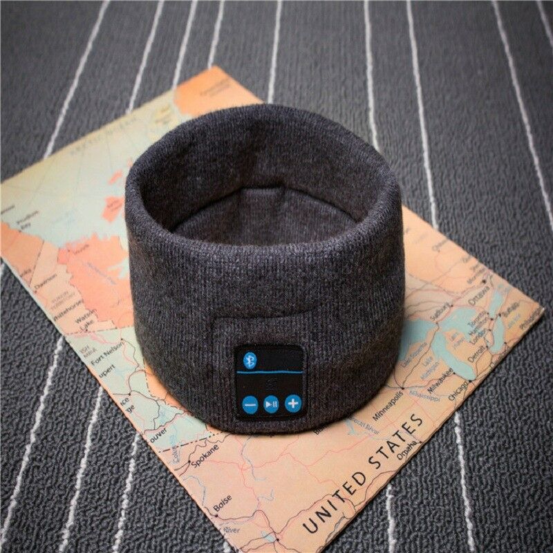 Bluetooth Sports Headband – Wireless Music, 6-7Hr Battery, Washable, Sleep & Running
