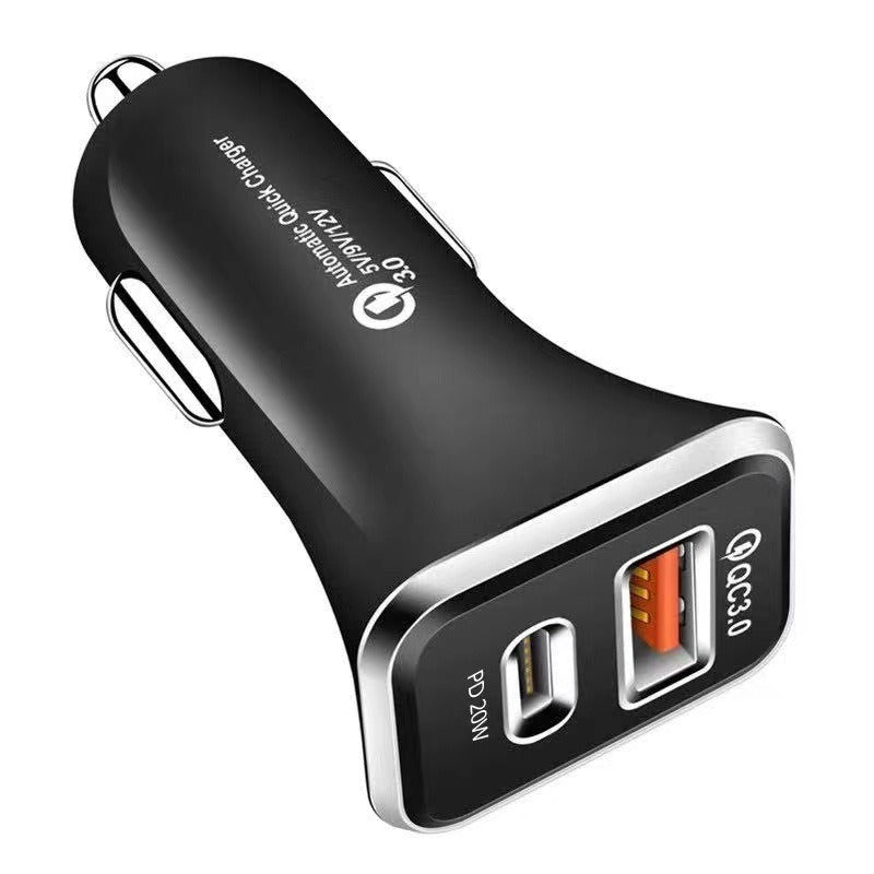 H25 PD USB-C Car Charger – Fast Charging, CE/FCC/RoHS Certified, Dual & Single Port