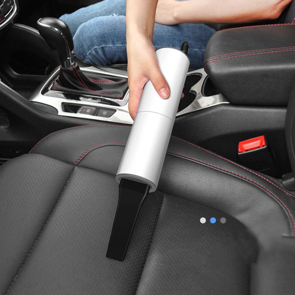 120W 7000Pa Wet-Dry Car Vacuum Cleaner – 4.5m Cord, 4 Attachments, 12V
