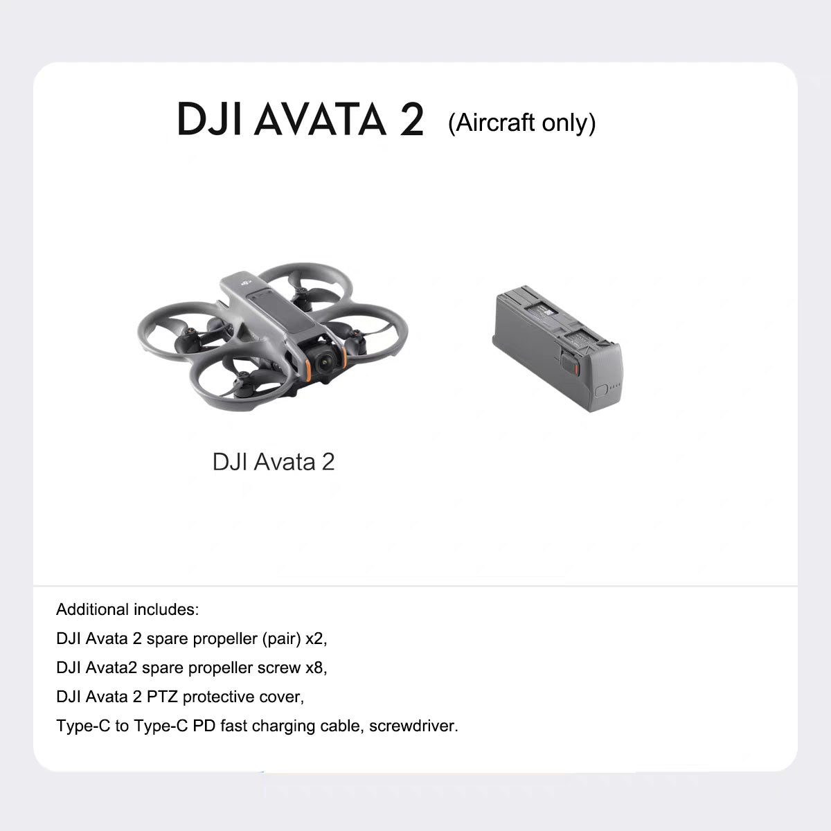DJI Avata 2 FPV Drone – Immersive Flight Glasses, 23-Min Battery, 13km Transmission