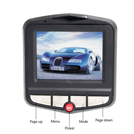 1080P Dash Cam – 2.4" OLED Display, Full HD Loop Recording, Micro SD