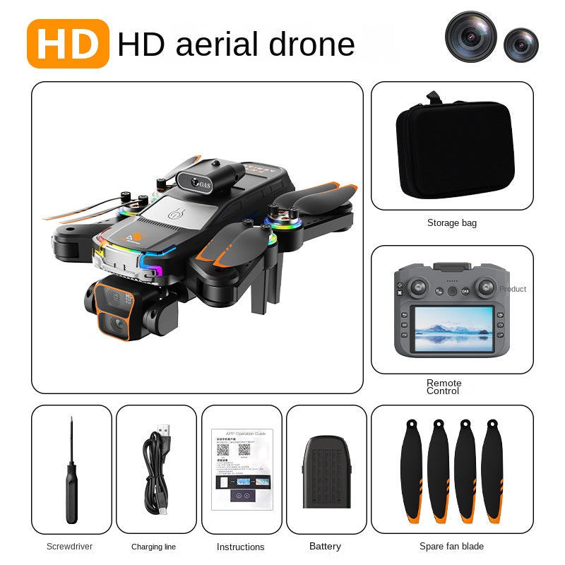 Z2 PRO Brushless Drone – Dual Camera, 4.3" Screen Remote, Optical Flow, Obstacle Avoidance