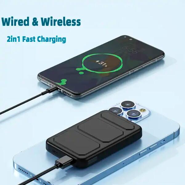 Magnetic Power Bank with Phone Stand – 22.5W Fast Charge, 15W Wireless, 5000/10000/20000mAh