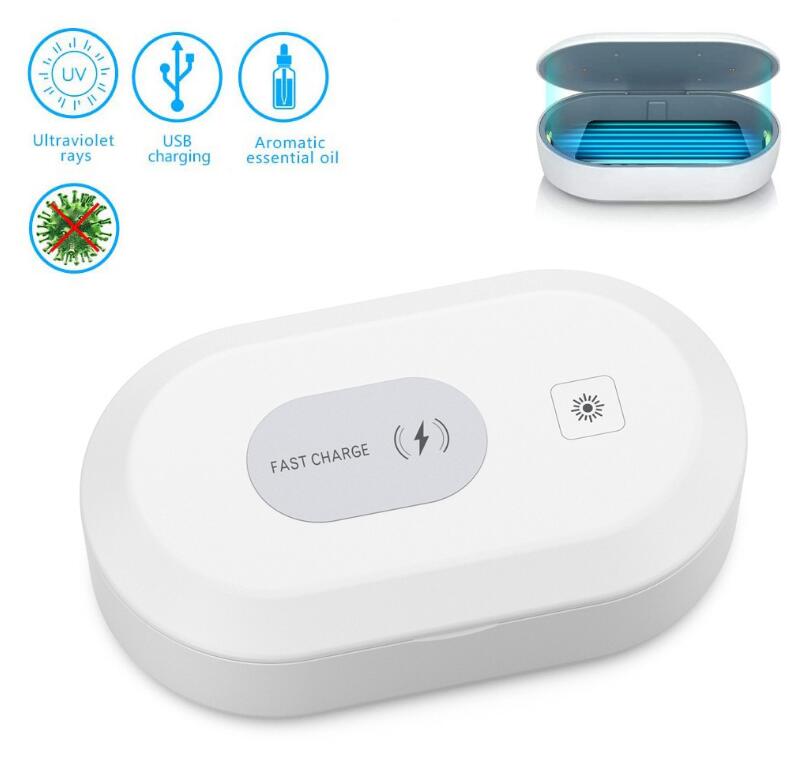 UV Phone Sanitizer Box with 15W Wireless Charging