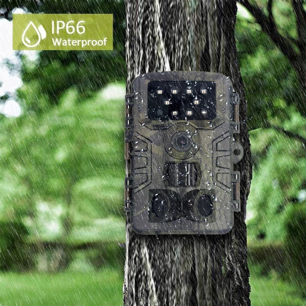 PR700 20MP Trail Camera – 1080P, 0.2s Trigger, 120° PIR Detection & IP66 Waterproof
