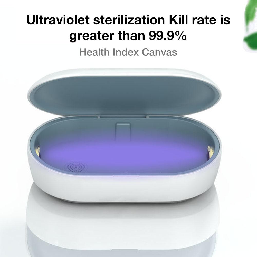UV Phone Sanitizer Box with 15W Wireless Charging