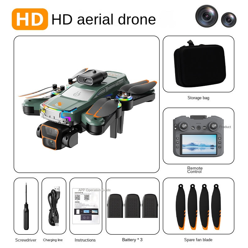 Z2 PRO Brushless Drone – Dual Camera, 4.3" Screen Remote, Optical Flow, Obstacle Avoidance