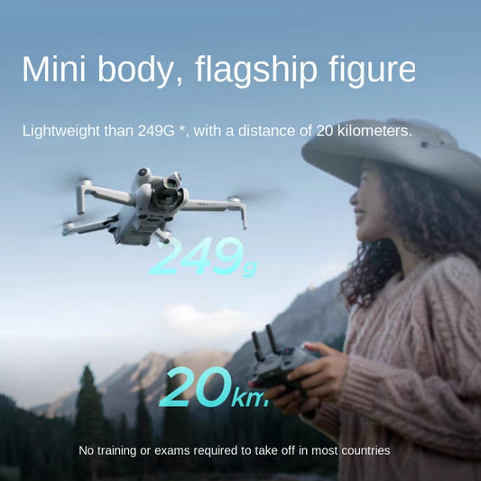 DJI Mini 4 Pro – 48MP Camera, 34-Min Battery, 20km Transmission, Omnidirectional Obstacle Sensing