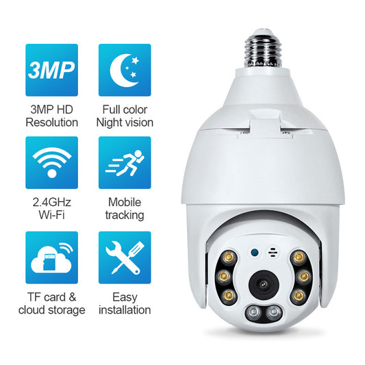 3MP 1080P Outdoor PTZ Dome Security Camera – 30m IR Night Vision, Backlight Compensation & Alarm