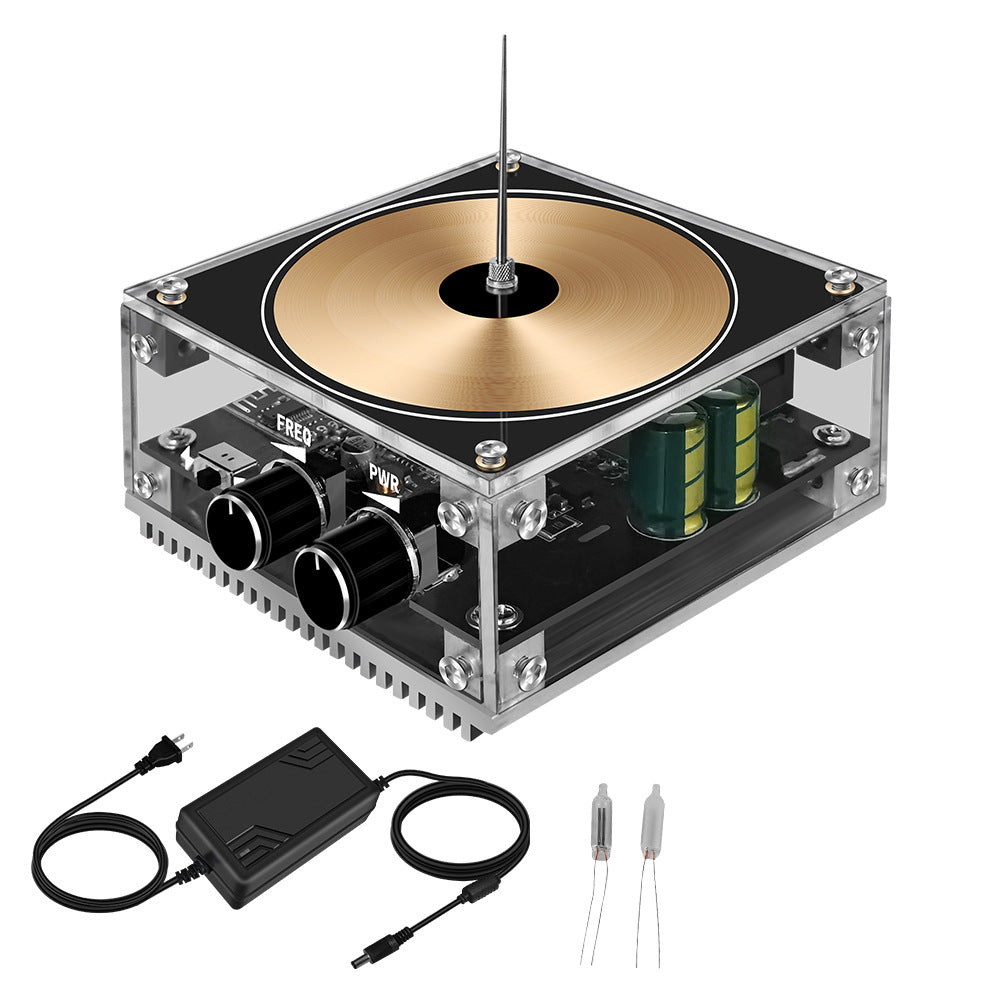 Music Tesla Coil Lightning Speaker – Touch-Reactive, Bluetooth, Adjustable Arc