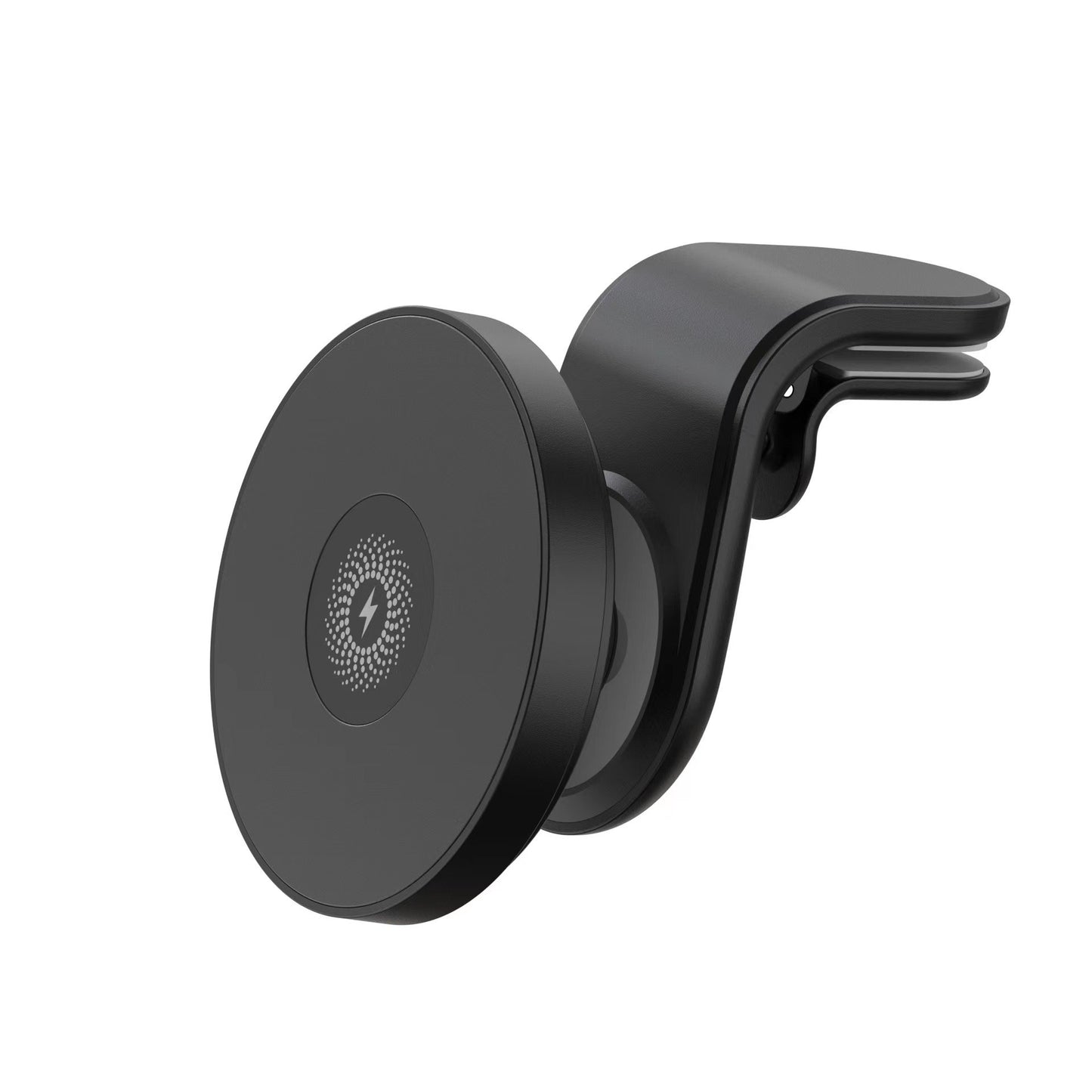 15W Magnetic Wireless Car Charger Phone Holder – Fast Charging Mount, Black or White
