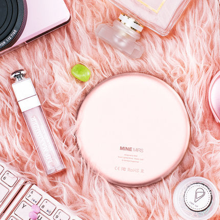 LED Vanity Makeup Mirror with Wireless Charging – Touch Control, Adjustable Color Temp