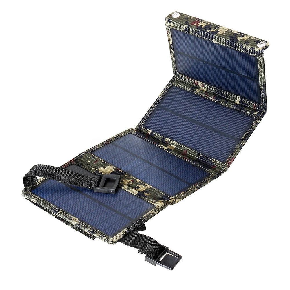 8W Foldable Solar Charger Panel – Portable 5V USB Outdoor Charging Board