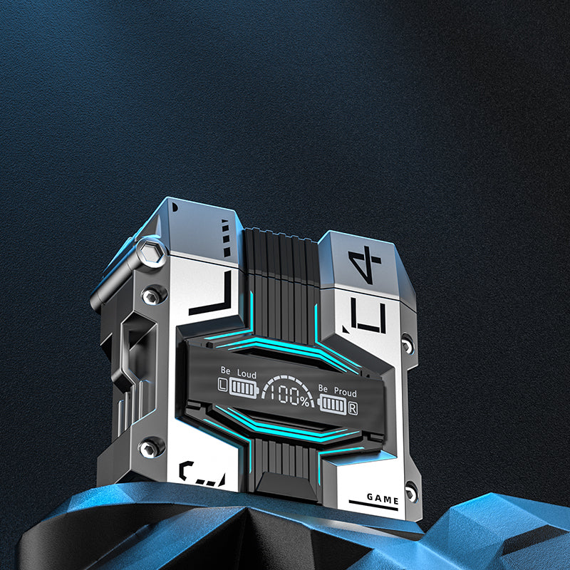 M45 Mecha Gaming TWS Earbuds – Noise Canceling, Low Latency, Bluetooth 5.3