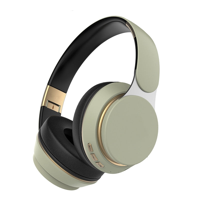 Tourya T7 Wireless Bluetooth Headphones – 3-in-1, 12-Hr Battery, Built-in Mic, 5 Colors