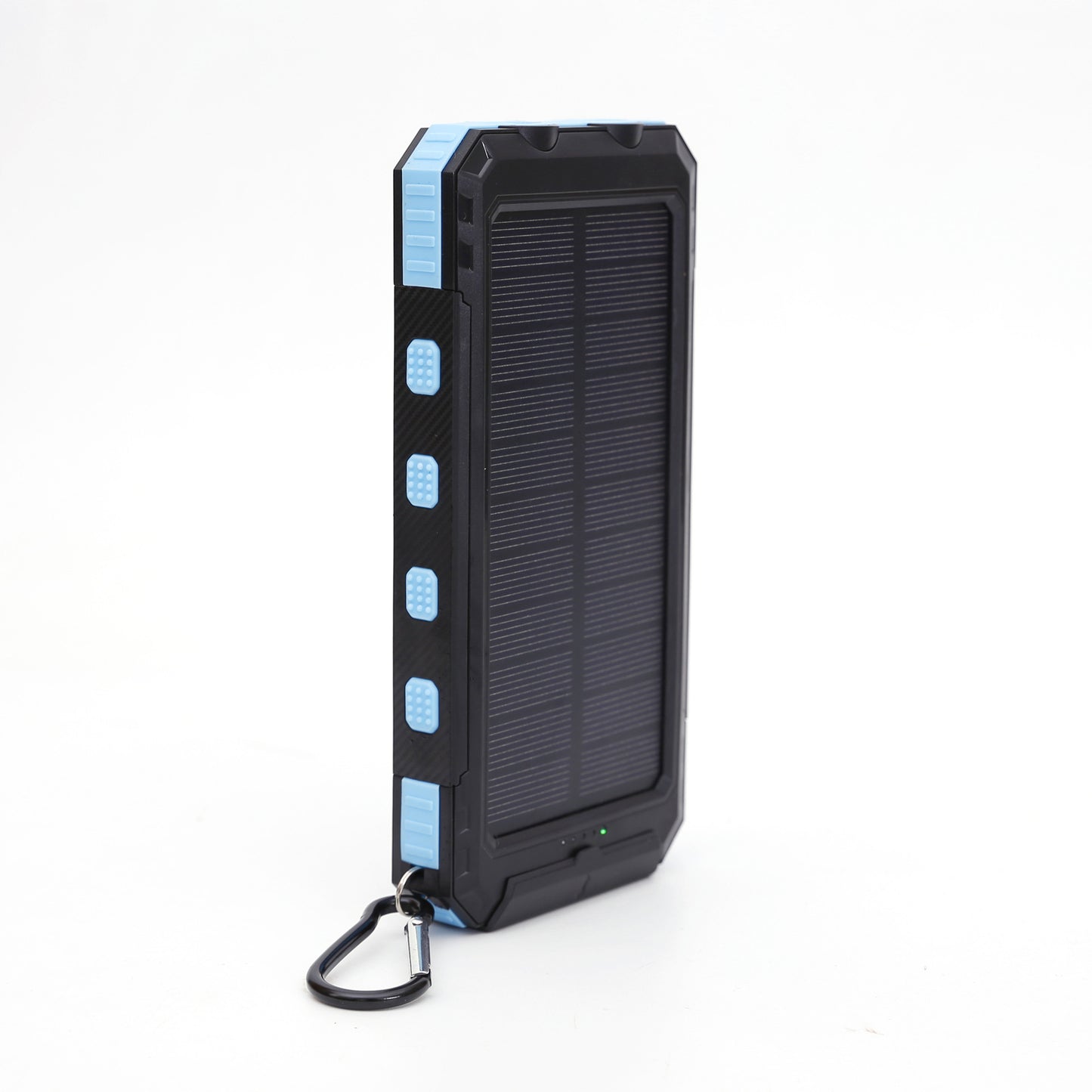10000mAh Solar Power Bank with Compass, Dual Flashlight & Phone Holder – Rugged Outdoor Charger