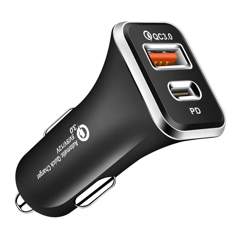 H25 PD USB-C Car Charger – Fast Charging, CE/FCC/RoHS Certified, Dual & Single Port