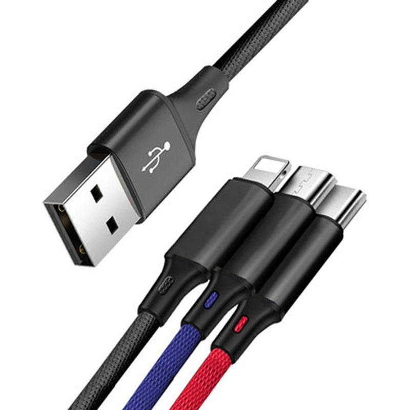 4-in-1 Braided Fast Charging Cable – Universal Multi-Device (1.2m)