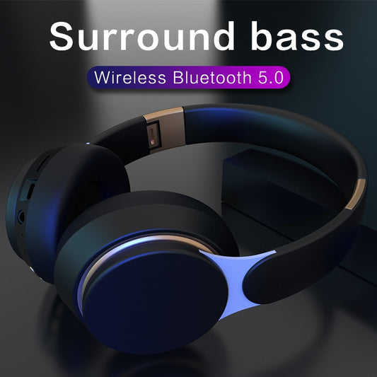 Tourya T7 Wireless Bluetooth Headphones – 3-in-1, 12-Hr Battery, Built-in Mic, 5 Colors