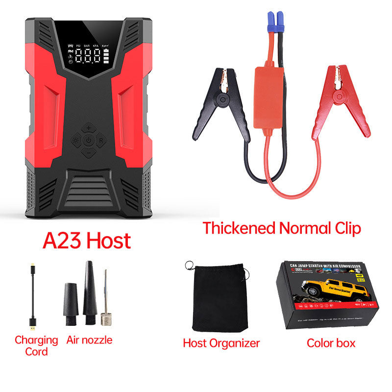 Car Jump Starter with Air Compressor – Up to 3000A, 150 PSI, Power Bank & SOS Light