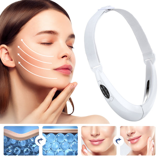 Microcurrent V-Face Lifting & Slimming Device – 5 Modes, Dual Light Therapy