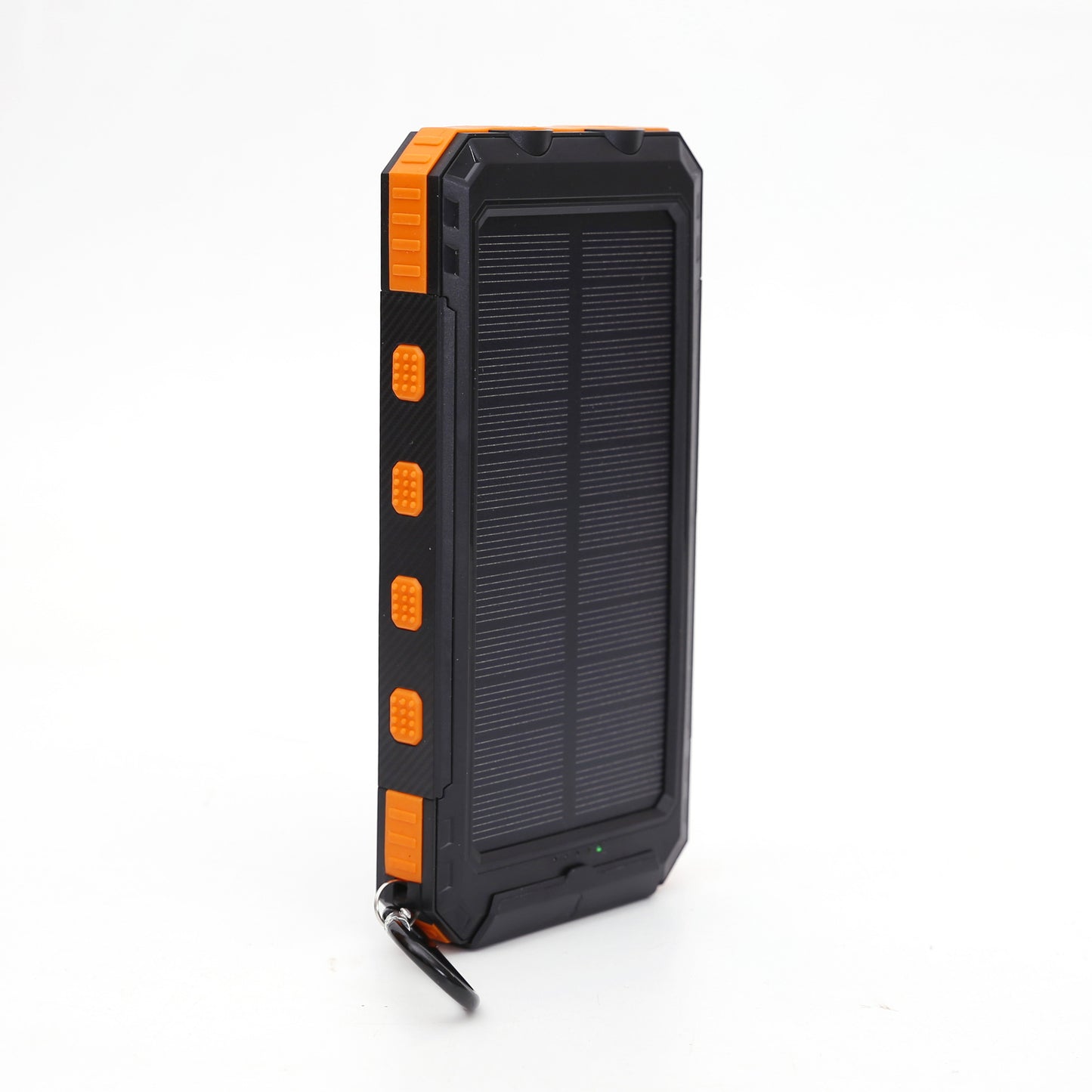 10000mAh Solar Power Bank with Compass, Dual Flashlight & Phone Holder – Rugged Outdoor Charger