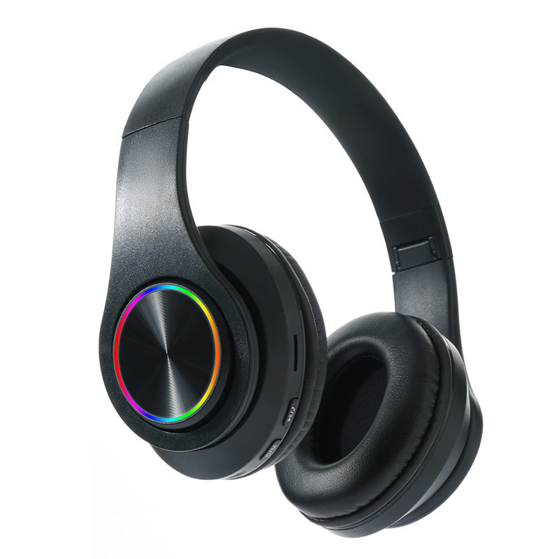 LX-B39 Foldable Wireless Bluetooth 5.0 Headphones – Deep Bass, Breathing Light, TF Card, 6 Colors