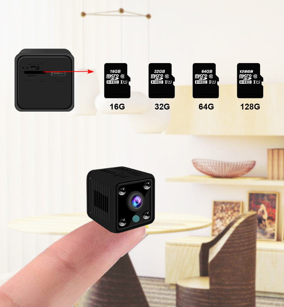 1080P Wireless IP Security Camera with Night Vision & Remote WiFi Access – Indoor Home Monitor