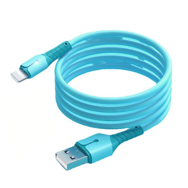 LED Glow Fast Charging Cable – Lightning, USB-C & Micro USB | Silicone (1m)