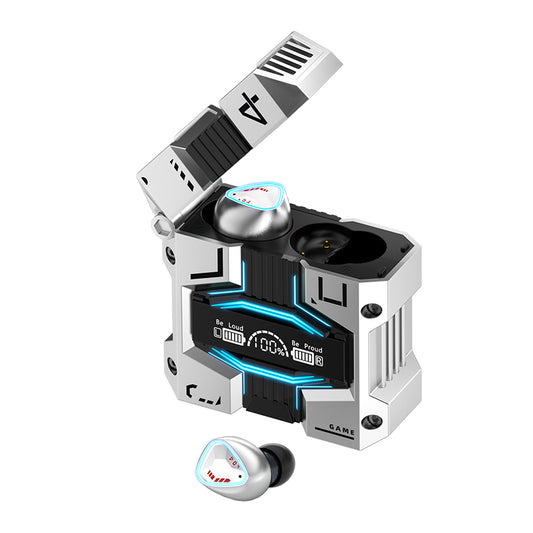 M45 Mecha Gaming TWS Earbuds – Noise Canceling, Low Latency, Bluetooth 5.3