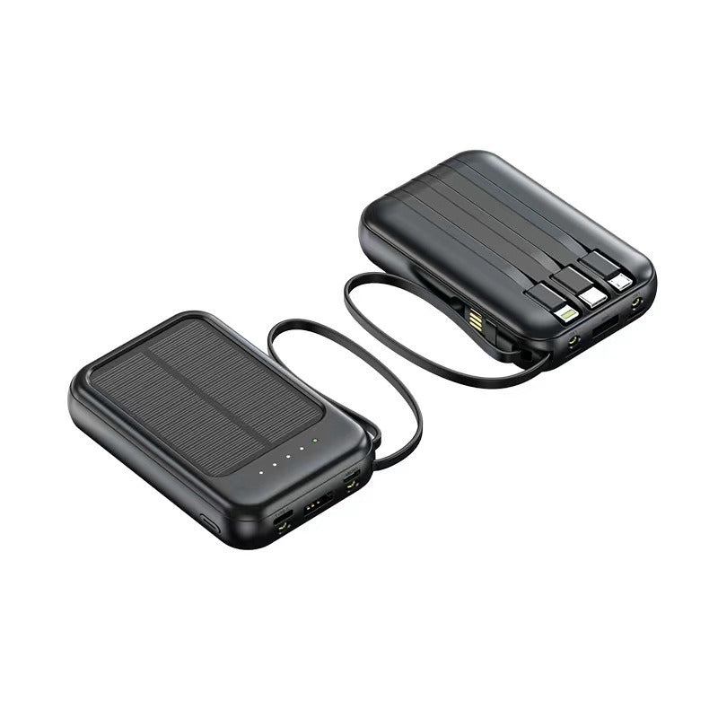 Mini Solar Power Bank – Compact Portable Charger for Outdoor & Camping (5000 / 10000 / 20000mAh)