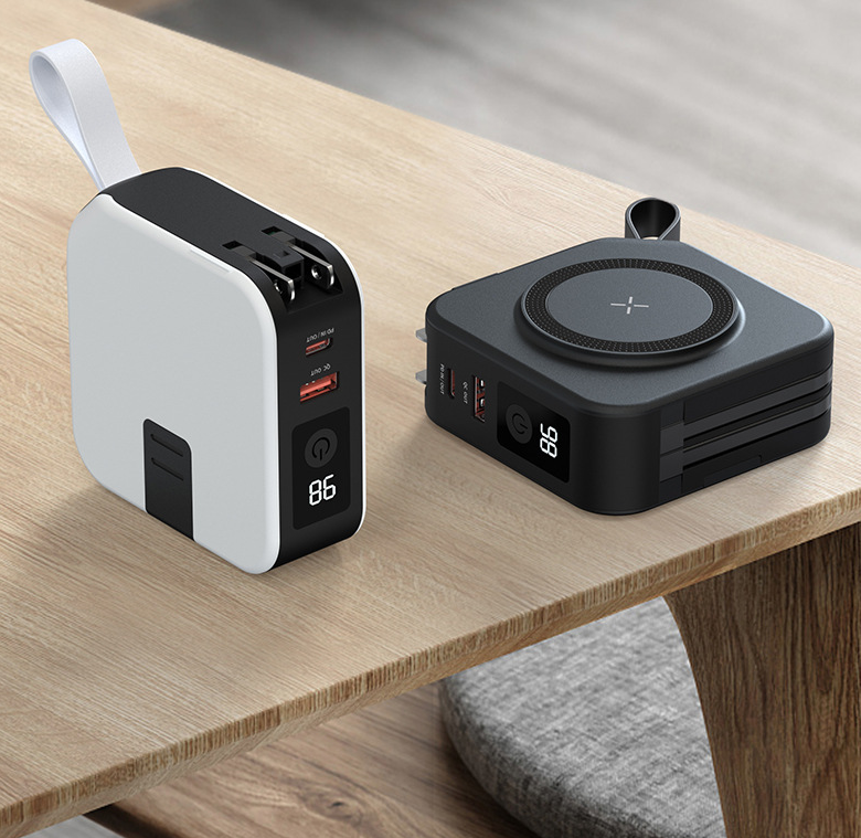 5-in-1 Magnetic Wireless Power Bank – 10000mAh, 22.5W Fast Charging Travel Charger