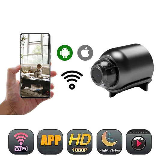 X5 Compact WiFi Smart Camera with Mobile App Remote Viewing