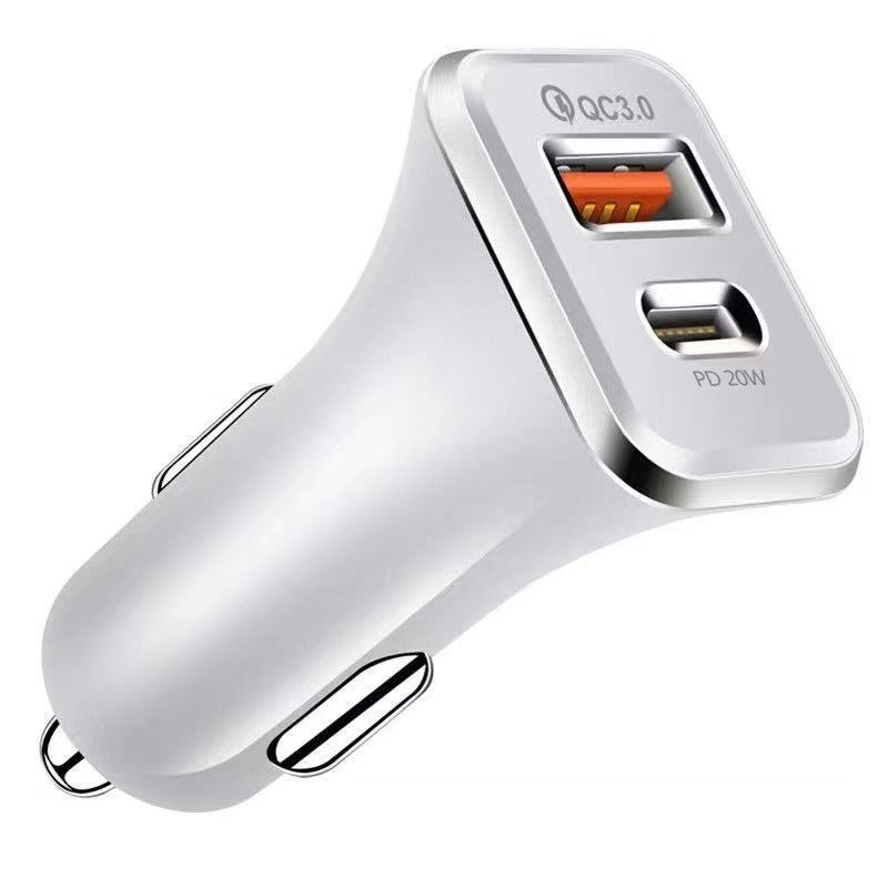 H25 PD USB-C Car Charger – Fast Charging, CE/FCC/RoHS Certified, Dual & Single Port