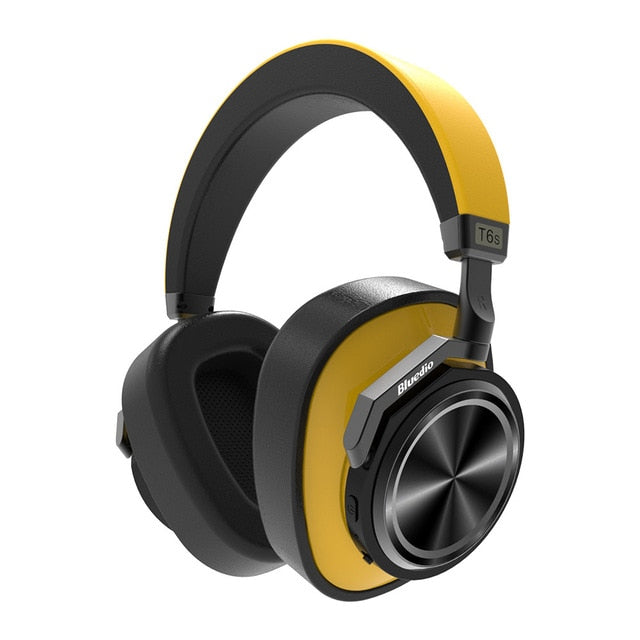 Bluedio T6S ANC Wireless Headphones – 32Hr Battery, 57mm Drivers, Wired & Wireless