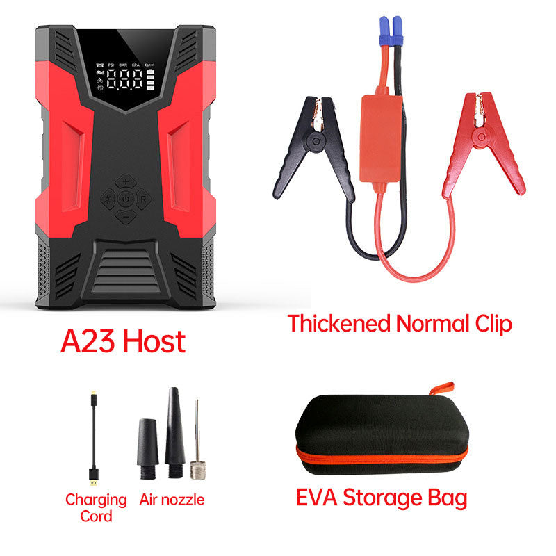 Car Jump Starter with Air Compressor – Up to 3000A, 150 PSI, Power Bank & SOS Light