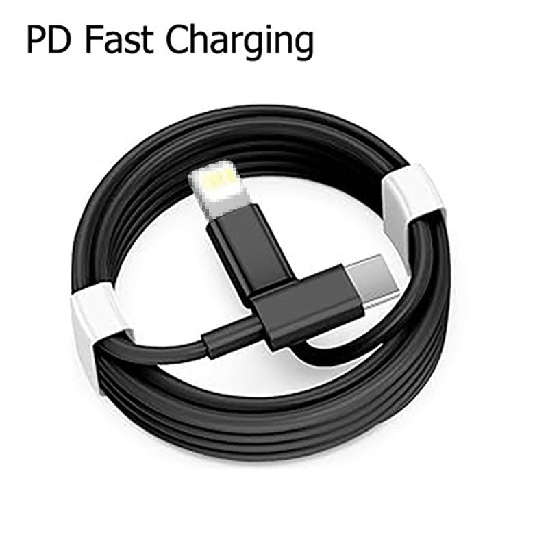 20W PD USB-C to Lightning Fast Charging Cable – iPhone 14 & 15 Compatible | TPE (1m)