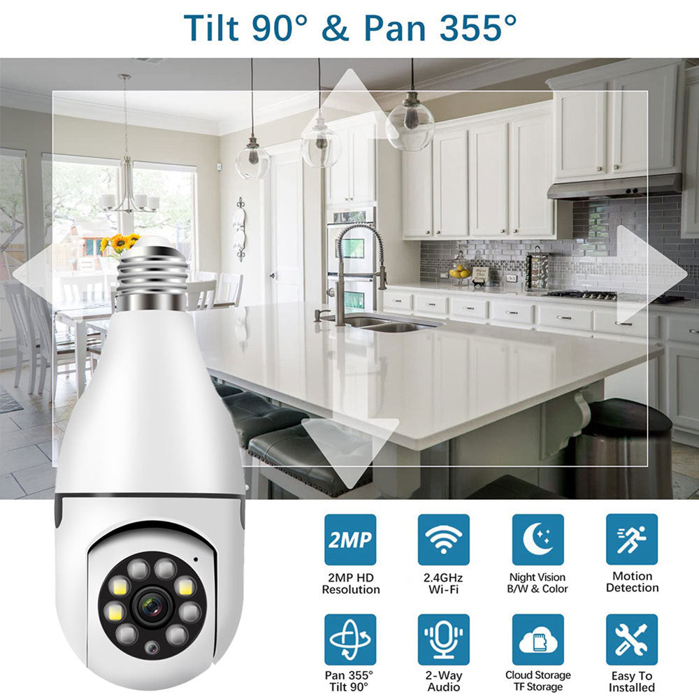 C11 1080P WiFi Indoor Security Camera – 2.4GHz or 5GHz Dual-Band, Night Vision & Built-In Mic