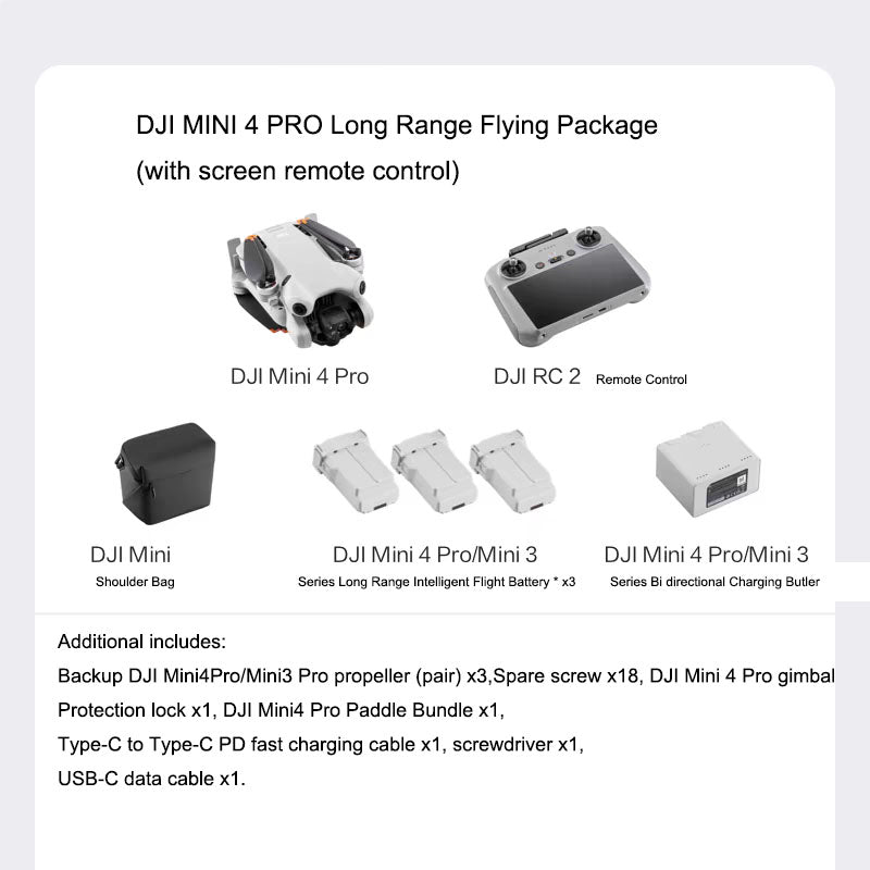 DJI Mini 4 Pro – 48MP Camera, 34-Min Battery, 20km Transmission, Omnidirectional Obstacle Sensing