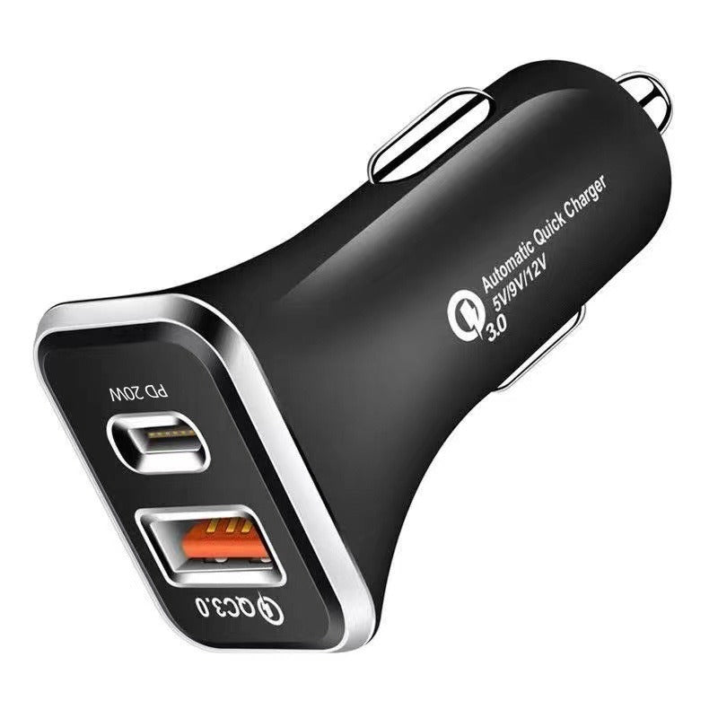 H25 PD USB-C Car Charger – Fast Charging, CE/FCC/RoHS Certified, Dual & Single Port